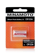 Батарейкa CR123 Minamoto 1card (Элемент питания).