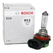 Лампа H11 галогеновая ECO PGJ19-2, 12 Вольт, 55W