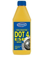 Жидкость тормозная синтетическая DOT-4 ESP, 1л