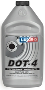Жидкость тормозная Luxe DOT-4 серебр.кан. (0,910 кг)