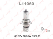 Лампа H4B галогеновая P38t-33, 12 Вольт, 60, 55W