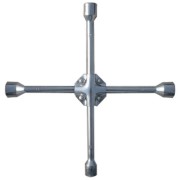 Ключ-крест баллонный, 17 х 19 х 21 мм, под квадрат 1, 2, усиленный, толщина 16 мм Matrix Professional