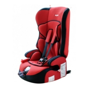 Кресло детское автомобильное группа 1-2-3 от 9 кг. до 36 кг. красное ПРАЙМ