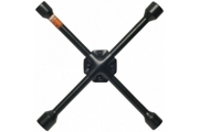 Ключ балонный-крест, 17x19x22x1, 2, черн. лак,усиленный
