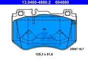 Колодки тормозные дисковые передн, MERCEDES-BENZ: C-CLASS (W205) 13- , C-CLASS T-Model (S205)14-