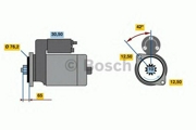 986018390 Bosch Стартер 12V 2KW