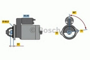 986023470 Bosch Стартер 12V, 1KW