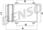Компрессор кондиционера TO Avensis 1.6, 1.8 04.03-