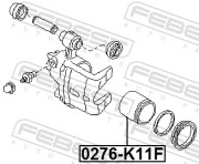 Поршень суппорта тормозного переднего FEBEST 0276-K11F