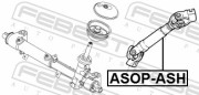 Вал карданный рулевой OPEL ASTRA H 2004-2010
