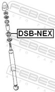 DSB-NEX отбойник амортизатора заднего Opel Omega B/Astra 93
