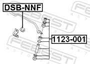 DSBNNF втулка стабилизатора переднего Daewoo Nexia 1.5 94