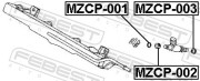 MZCP-002 кольцо уплотнительное форсунки впрыска топлива Mazda 3 BK 03-08