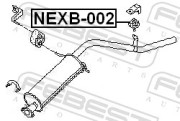 NEXB-002 крепление глушителя Nissan Caravan/Patrol/Terrano 85