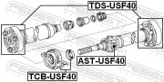 Муфта кардана LEXUS LS 12- FEBEST TDS-USF40