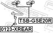 TSB-GSE20R втулка заднего стабилизатора к-кт 2шт Lexus IS250 06-13