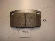 Колодки тормозные дисковые к-т 4 шт. PA-W02AF