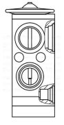 Клапан расширительный кондиционера HYUNDAI Tucson/KIA Sportage II 04-10 LUZAR LTRV 0880