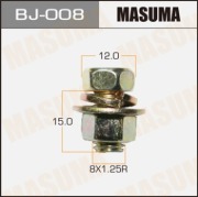 Болт с гайкой MASUMA М 8x15x1.25, набор 4шт