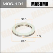Кольцо глушителя MASUMA 30 х 43