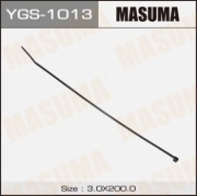 Хомут пластиковый MASUMA черный 3х200 (уп.100шт)