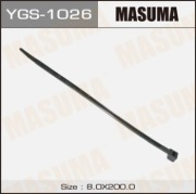 Хомут пластиковый MASUMA черный 8х200 (уп.100шт)