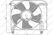 вентилятор охлаждения Daewoo Lanos 1.4/1.6 