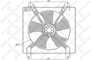 вентилятор охлаждения Chevrolet Lacetti 1.6i 