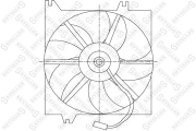 вентилятор охлаждения Hyundai Accent 1.3-1.6 00-05